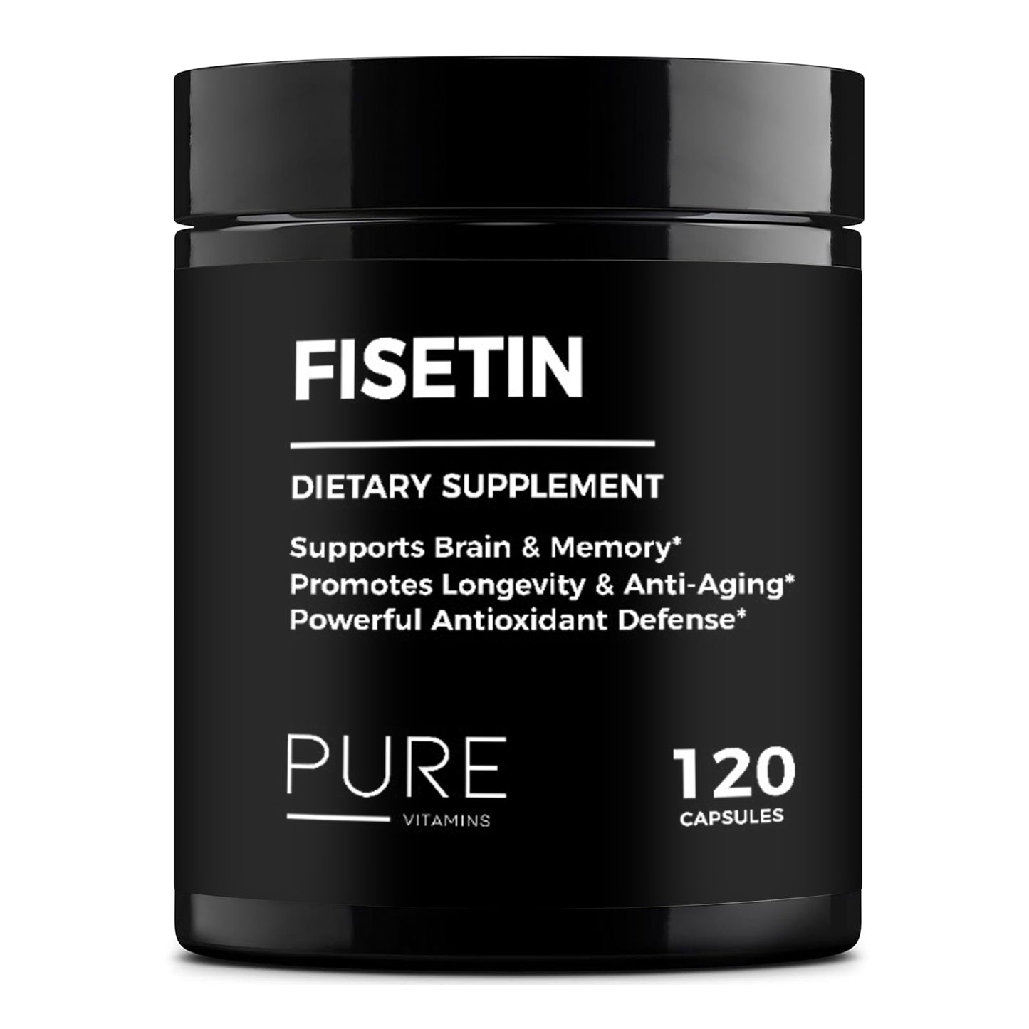 Pure Vitamins Fisetin 500mg – 120 Cts