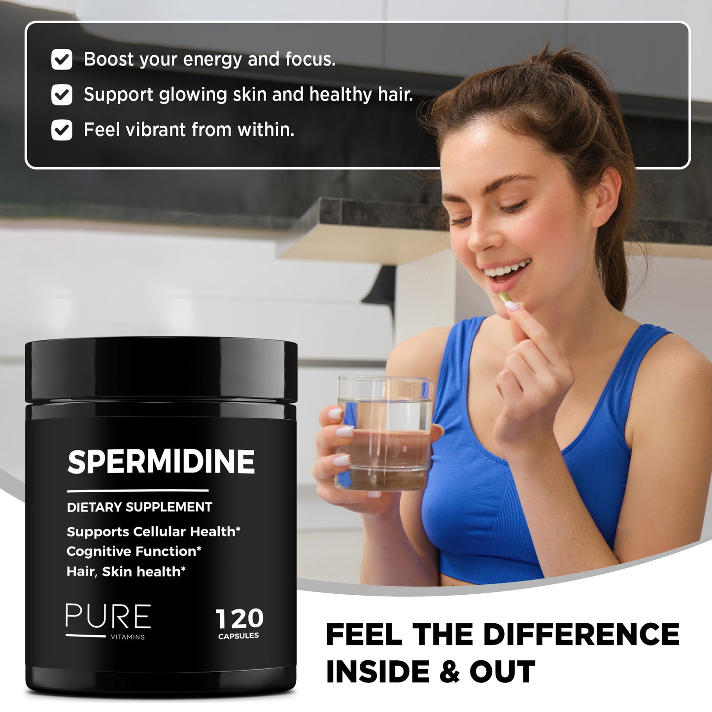 Pure Vitamins Spermidine - 90 Capsules