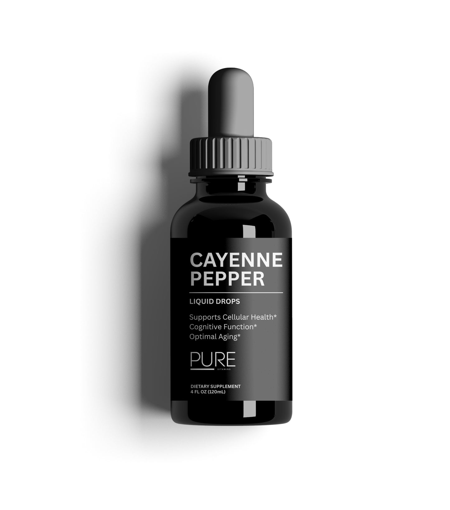 Pure Vitamins Cayenne Pepper Extract Liquid Drops - 4Fl Oz