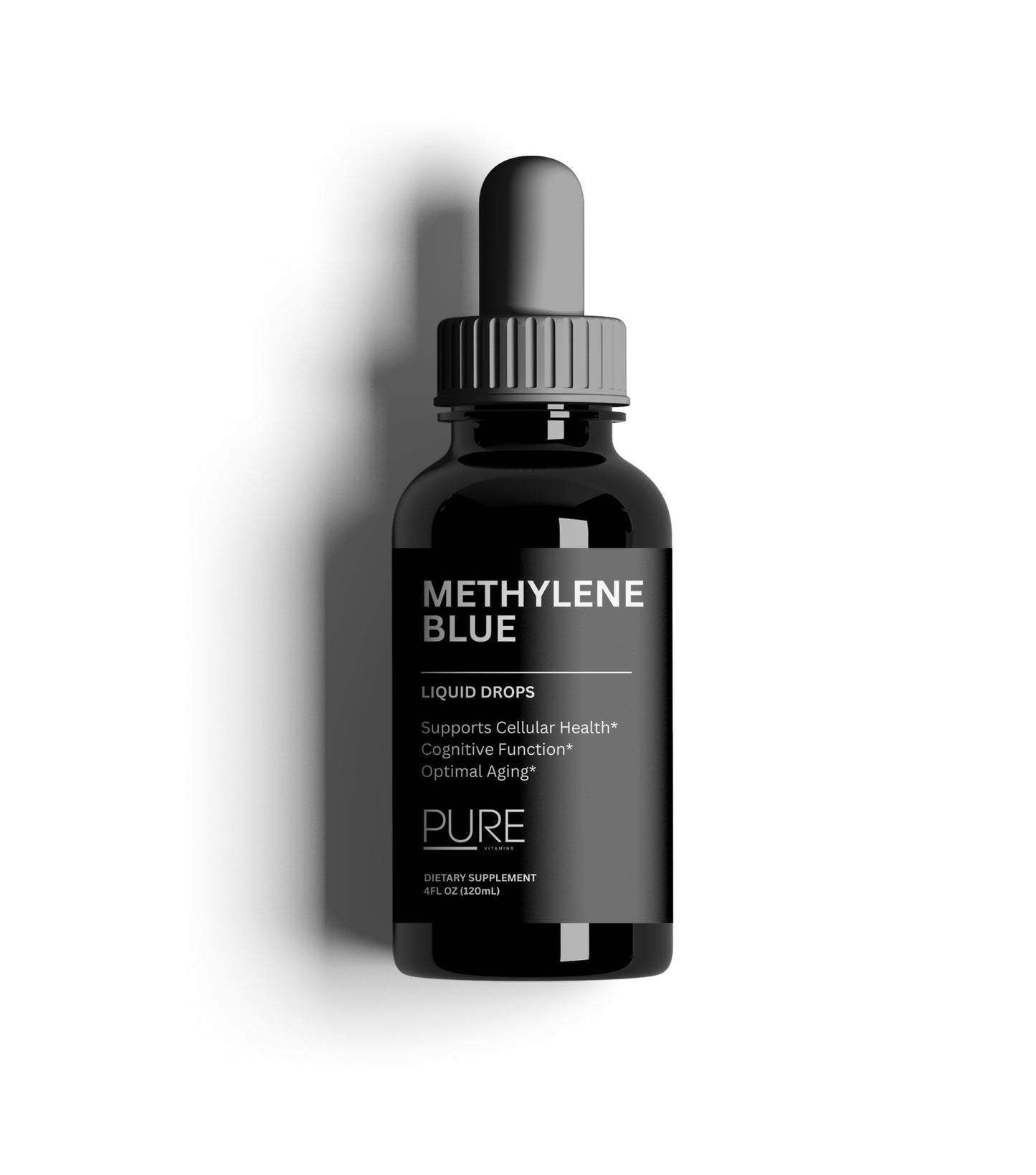 Pure Vitamins Methylene Blue Drops – 4Fl Oz