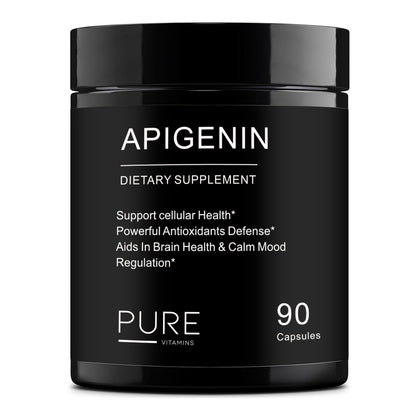Pure Vitamins Apigenin 50mg - 90 Capsules