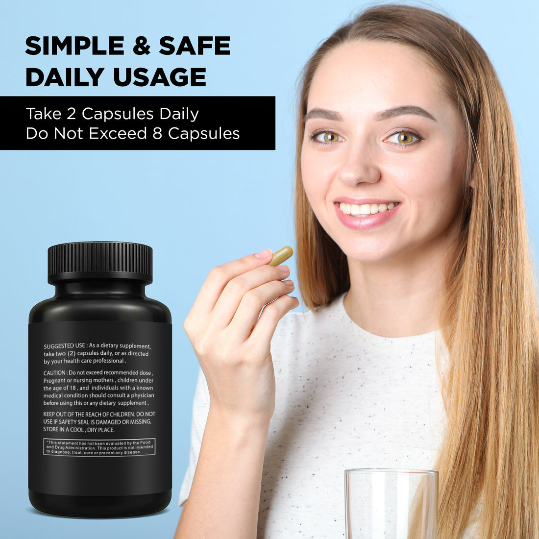Pure Vitamins Apigenin 50mg - 90 Capsules | Sleep, Stress & Brain Support | with Gelatin, Magnesium Stearate & Microcrystalline Cellulose | Non-GMO, Gluten-Free | Made in USA