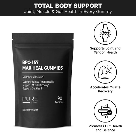 Pure Vitamins BPC-157 Reference Peptide Gummies-90 Gummies