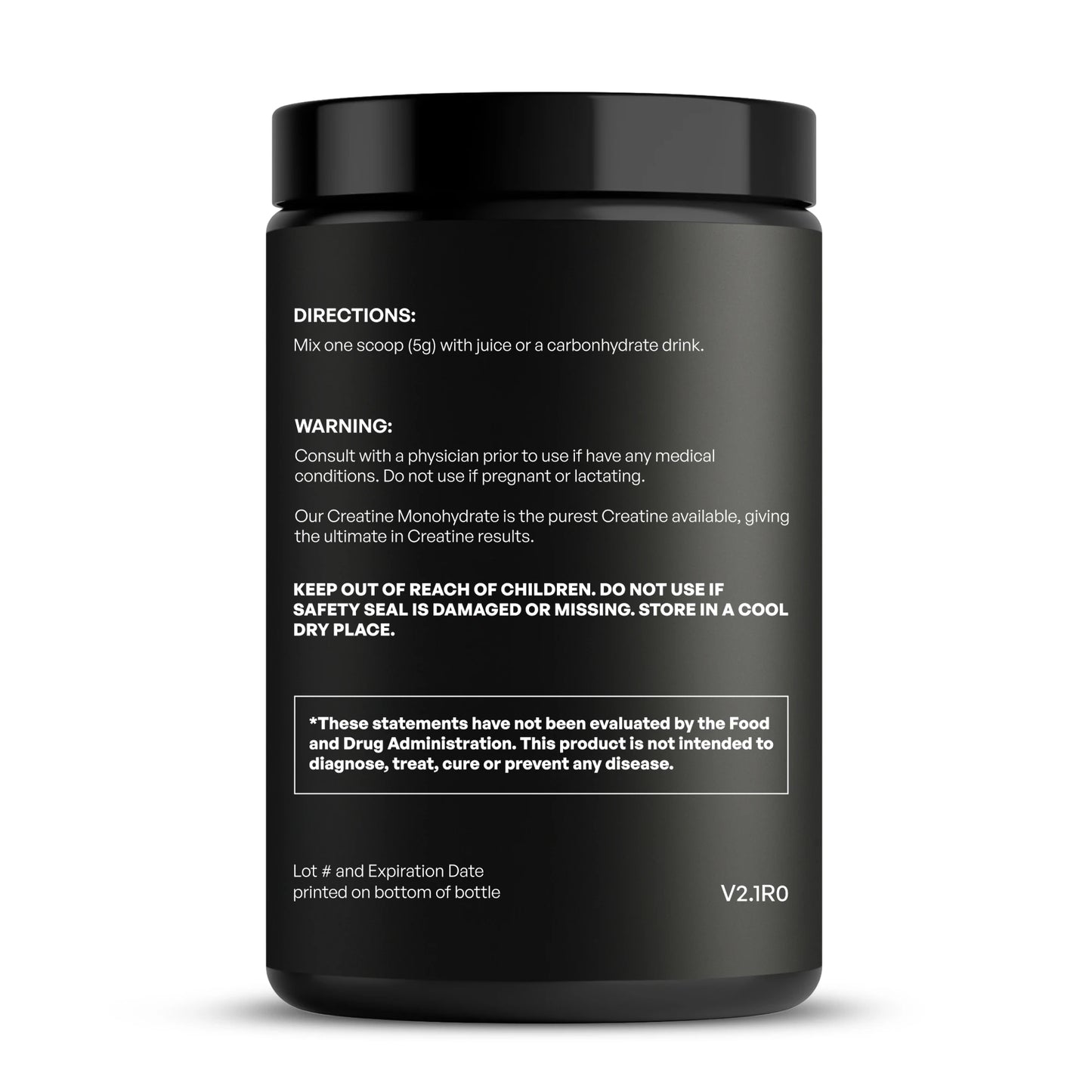 Pure Vitamins Creatine Monohydrate Powder – 5g Per Serving (300g)
