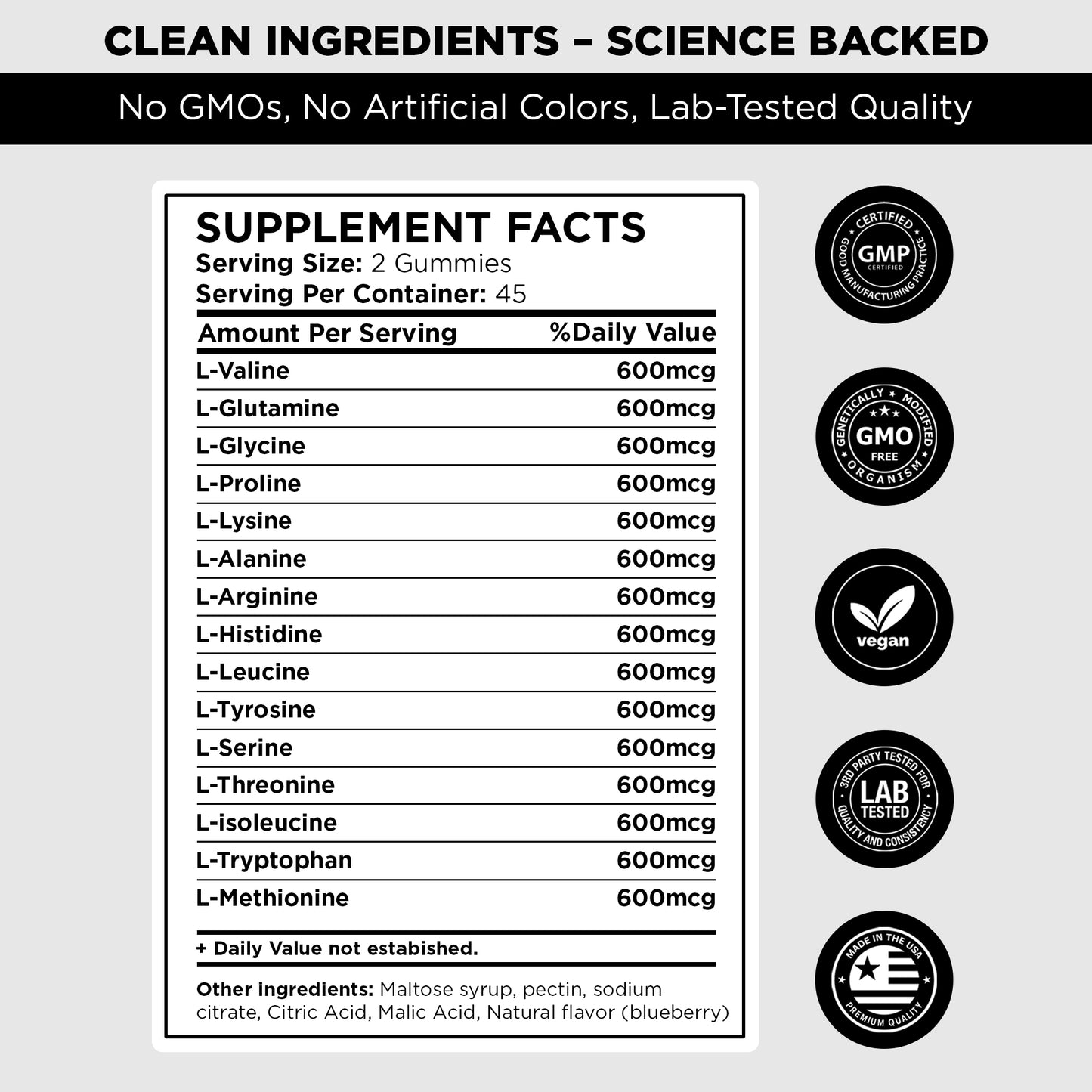 Pure Vitamins BPC-157 Reference Peptide Gummies-90 Gummies