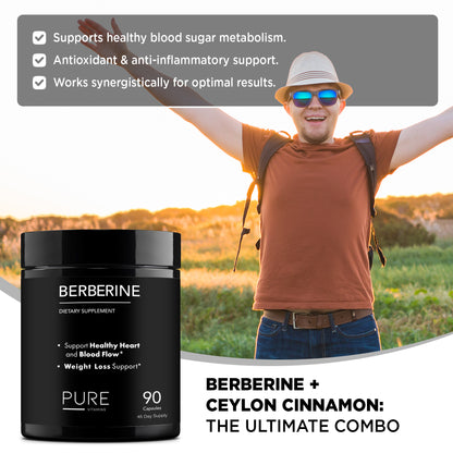 Pure Vitamins Berberine - 90 Capsules