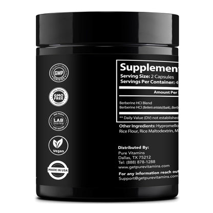 Pure Vitamins Berberine - 90 Capsules