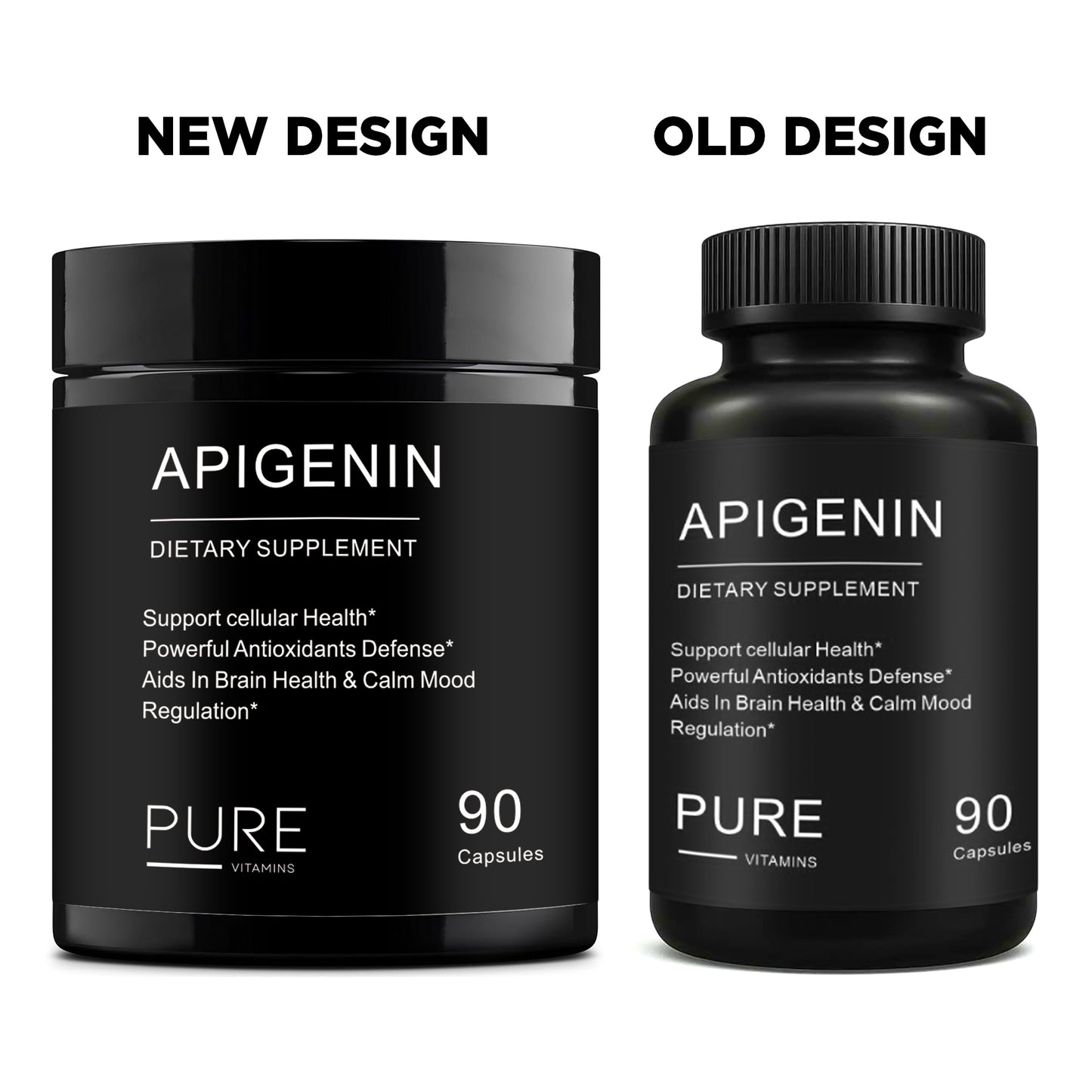 Pure Vitamins Apigenin 50mg - 90 Capsules