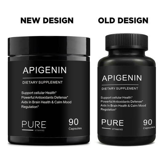 Pure Vitamins Apigenin 50mg - 90 Capsules