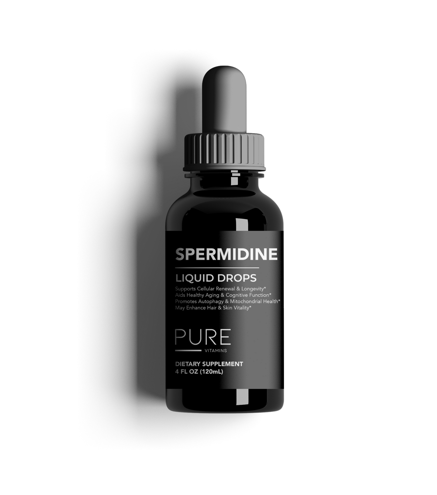 Pure Vitamins Spermidine drops – 4Fl Oz