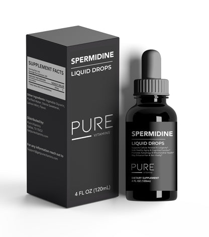 Pure Vitamins Spermidine drops – 4Fl Oz