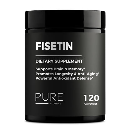 Pure Vitamins Fisetin 500mg – 120 Cts